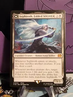 Sephiroth, Fabled SOLDIER M 0115 MTG Final Fantasy Regular Mythic Rare 🔥🔥🔥 - Image 1