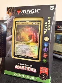 Factory Sealed MTG Commander Masters SLIVER SWARM Deck Magic the Gathering Rare - Image 1
