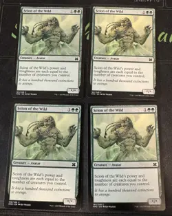 Scion of the Wild X4 Modern Masters 2 2015 Edition Magic the Gathering MTG - Image 1