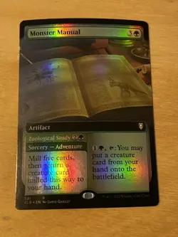 Monster Manual / Zoological Study Extended Art Foil CLB NM - Image 1