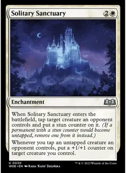 Solitary Sanctuary (Foil) 30 MTG NM - Wilds of Eldraine - Image 1