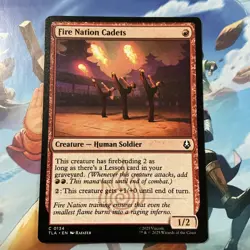 Fire Nation Cadets Avatar: The Last Airbender MTG Regular NP M NM - Image 1