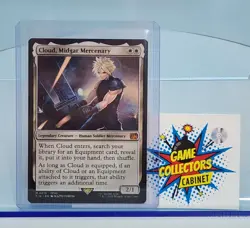 Cloud, Midgard Mercenary - Final Fantasy Magic The Gathering NM Regular 0010 MTG - Image 1