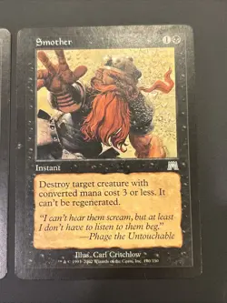 2x Smother #170 Onslaught MTG Magic LP UP - Image 3