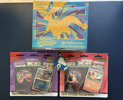 Ascended Heroes Pokemon Center Elite Trainer Box And Two Tech Sticker Collection - Image 1