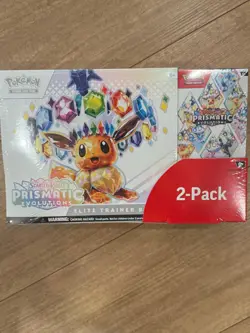 Pokemon Scarlet Violet Prismatic Evolutions 2 pack - Image 1