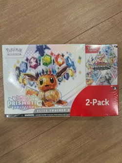 Pokemon Scarlet Violet Prismatic Evolutions 2 pack - Image 2