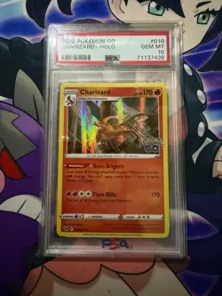 2022 Pokemon Go Charizard Holo 010/078 PSA 10 GEM MINT - Image 1