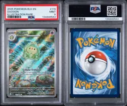 PSA 9 2025 POKEMON BLK EN-BLACK BOLT | ILLUSTRATION RARE DUOSION 119 - Image 3