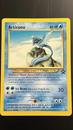 Articuno 48/53 NM Pokemon TCG WOTC Black Star Promo - Image 1