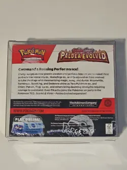 Pokemon TCG Paldea Evolved Booster Box Factory Sealed - Image 2