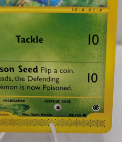 Pokemon TCG Bulbasaur Expedition Base Set, Card 94/165, Regular Common MP 2002 A - Image 4