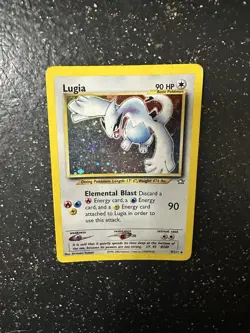 Pokemon Lugia Neo Genesis Holo Rare 90 HP 9/111 English 2000 Vintage Card - Image 1