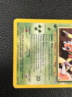 Pokemon TCG 1st Edition Neo Genesis Ariados 27/111 NM - Image 3