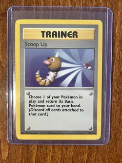 [NM] 1999 Pokemon Base Set Scoop Up Unlimited Trainer #78/102 Rare - Image 1