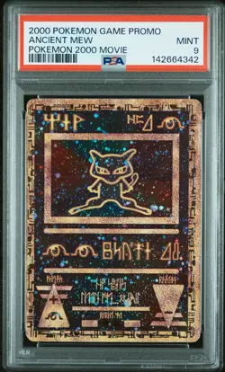 2000 POKEMON GAME MOVIE POKEMON 2000 MOVIE ANCIENT MEW PSA 9 - Image 1