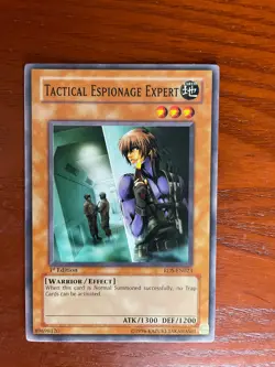 YuGiOh Tactical Espionage Expert RDS-EN023 1st Ed SINGLE USED EXC CONDITION - Image 1