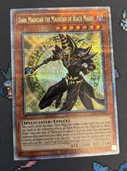 YUGIOH ASIAN ENGLISH Dark Magician The Magician Of Black Magic INFO-AE006 QCSR - Image 1