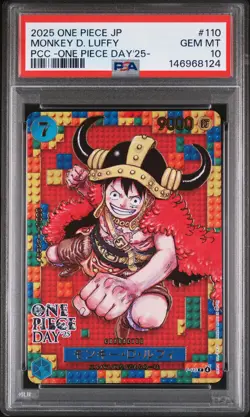 2025 ONE PIECE JPN PREMIUM COLLECTION ONE PIECE DAY'25 MONKEY D. LUFFY PSA 10 - Image 1
