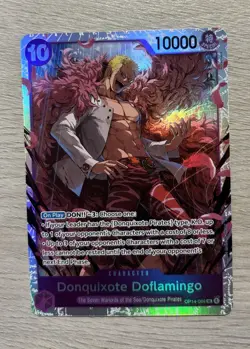 One Piece - Donquixote Doflamingo OP14-069 SR TCG English - Free Shipping - Image 1