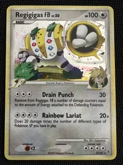 Regigigas 9/147 Supreme Victors Holo Pokemon Card MP - Image 1