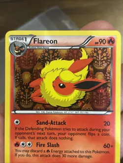 Pokemon Card TCG Flareon BW88 promo Old School 2013 Holo Foil Rare Black Star - Image 2