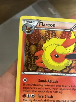 Pokemon Card TCG Flareon BW88 promo Old School 2013 Holo Foil Rare Black Star - Image 4