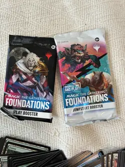 MTG Foundations CCG Lot 250+ Cards Foil Commons Uncommons Lands - Image 4