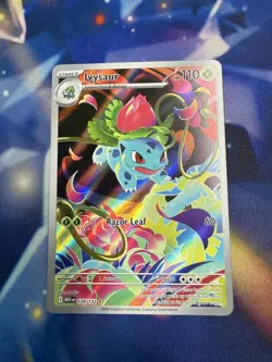 Ivysaur 134/132 – Mega Evolution – Illustration Rare Holo Pokemon Card NM - Image 1