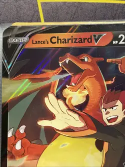 Pokemon TCG Celebrations Lance's Charizard v Jumbo Card SWSH133 - Image 4