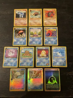 Pokemon TCG Aquapolis, Neo Destiny, Gym Heroes 13 Card Vintage Lot 3 Holos - Image 1