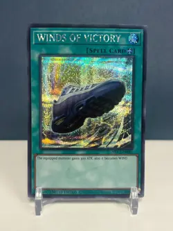 YU-GI-OH X Nike Promo Card Winds Of Victory Air Max Muscle 95 Spell Card CLEAN - Image 1