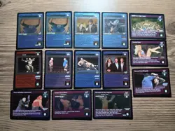 WWE Raw Deal Foil Card And Manager Interferes Lot - Image 1