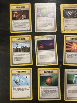 Pokemon TCG EX Sandstorm Flaaffy, Pidgey, Kabuto 25 Vintage Card Trainer Lot - Image 3