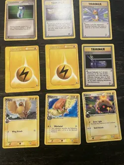 Pokemon TCG EX Sandstorm Flaaffy, Pidgey, Kabuto 25 Vintage Card Trainer Lot - Image 5
