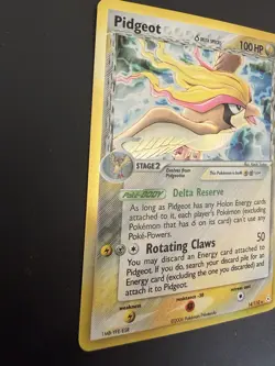 Pokemon TCG Pidgeot 14/110 Delta Species Holon Phantoms Holo Rare Card - Image 3
