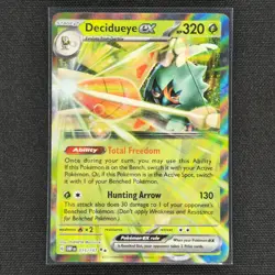 Decidueye ex - 015/197 - Double Rare - Obsidian Flames - Pokemon Card - VLP - Image 1