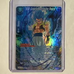 Dragonball Super Card Game SSB Gogeta, Battle for Peace #BT26-044 SPR - Image 1