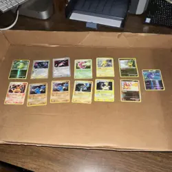 Pokemon TCG 13 Card Lot Charizard Chikorita Gyarados Meganium Holo - Image 1