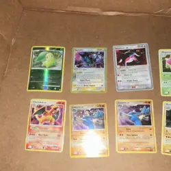 Pokemon TCG 13 Card Lot Charizard Chikorita Gyarados Meganium Holo - Image 2