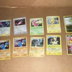Pokemon TCG 13 Card Lot Charizard Chikorita Gyarados Meganium Holo - Image 3