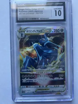 CGC 10 Origin Forme Dialga VSTAR Japanese Pokemon Card 101/172 - Image 1