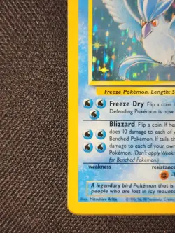 Pokemon Articuno Fossil Set 2/62 -Holo Rare - 1999 TCG Card WOTC English Wizards - Image 2