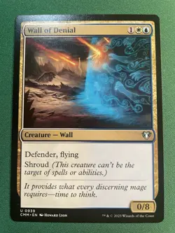 2023 / MTG Magic the Gathering Wall of Denial (939/1173) Commander Masters LP - Image 1