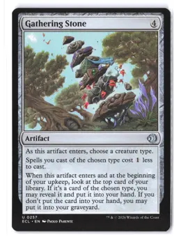 Gathering Stone 257 NM Normal Lorwyn Eclipsed MTG - Image 1