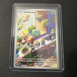 Pokemon TCG Bulbasaur 143/142 Sv07: Stellar Crown illustration Rare NM - Image 1