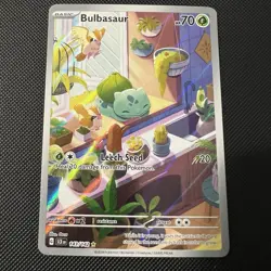 Pokemon TCG Bulbasaur 143/142 Sv07: Stellar Crown illustration Rare NM - Image 4
