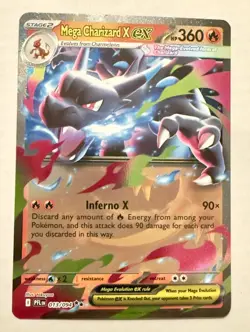 Pokemon Mega Charizard X EX FullArt Holo 13/94 - Image 2