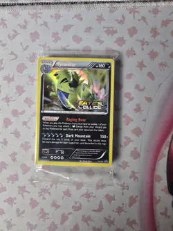 Pokemon Xy Fates Collide Tyranitar Black Star Promo sealed. - Image 1