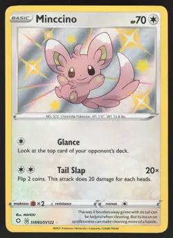 Minccino SV093/SV122 Pokemon TCG Shining Fates: Shiny Vault NM - Image 1